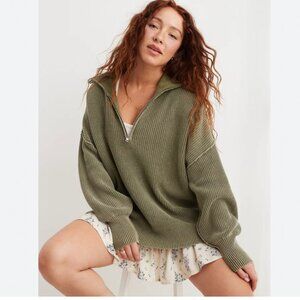 Aerie Beyond Quarter Zip Sweater
